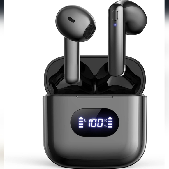 Wireless Earbuds Bluetooth 5.3 Headphones 40Hrs Playback Bass Sound Ear Buds wit - Picture 1 of 7